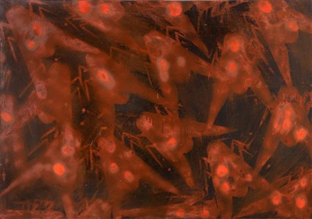 SERGIO RAGALZI (Torino 1951) Insetti radioattivi 2005 olio su tela cm 70x100...