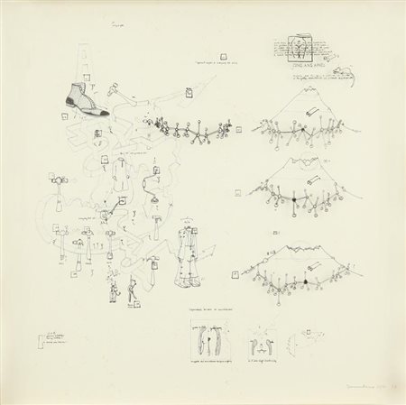 GIANFRANCO BARUCHELLO (Livorno 1924) Senza titolo 1978 opera composta da tre...