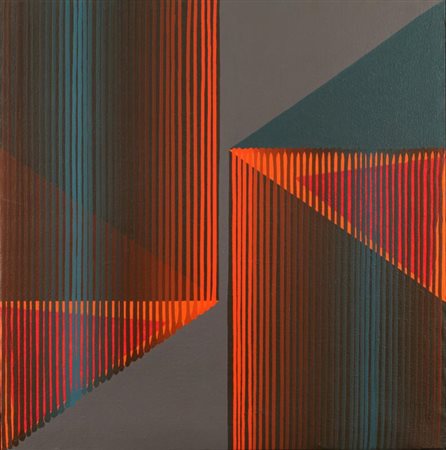 LEOPOLDO TORRES AGUERO (1924) Senza titolo 1980 acrilico su tela cm 100x100...