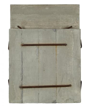 GIUSEPPE UNCINI (Fabriano 1929) Architetture n °188 2005 cemento e ferro cm...