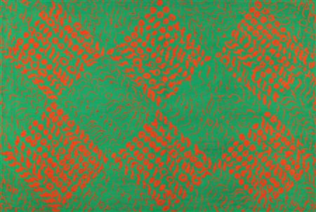 CARLA ACCARDI (Trapani 1924) Verdearancio n.2 1964 tempera alla caseina su...