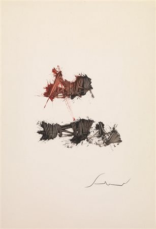 Emilio Scanavino (Genova 1922 - Milano 1986) ACRILICO 6 acrilico su cartone,...