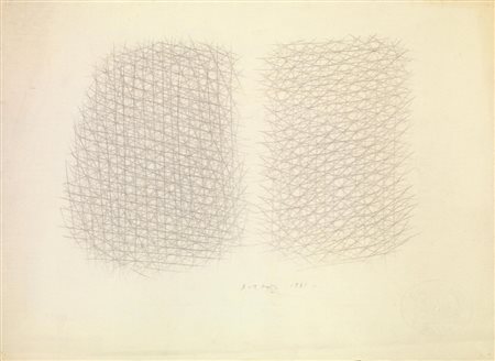 Piero Dorazio (Roma 1927 - Corciano 2005) SENZA TITOLO grafite su carta...