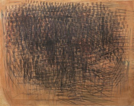 Tancredi Parmeggiani (Feltre 1927 - Roma 1964) SENZA TITOLO pastelli e...