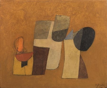 Afro Basaldella (Udine 1912 - Zurigo 1976) BOWLING tecnica mista su tela, cm...