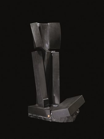 Gio' Pomodoro (Orciano di Pesaro 1930 - Milano 2004) POLLUCE marmo nero del...