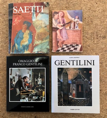 BRUNO SAETTI E FRANCO GENTILINI - Lotto unico di 4 cataloghi: