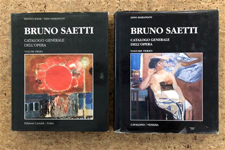 BRUNO SAETTI - Lotto unico di 2 cataloghi generali delle opere di Bruno Saetti