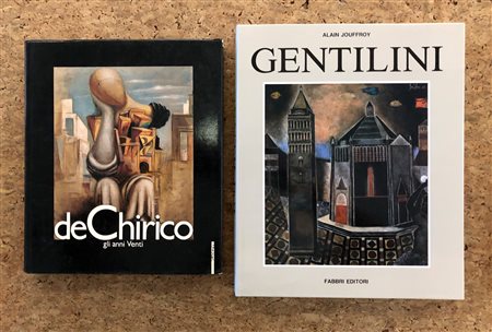 GIORGIO DE CHIRICO E FRANCO GENTILINI - Lotto unico di 2 cataloghi