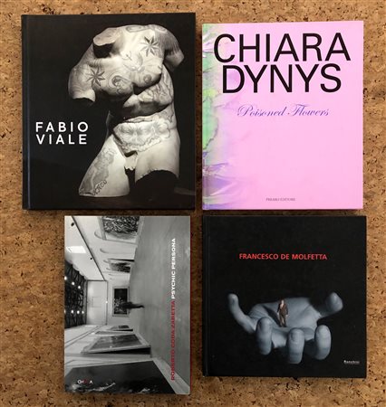 ARTE CONTEMPORANEA (VIALE, CODA ZABETTA, DYNYS, DE MOLFETTA) - Lotto unico di 4 cataloghi