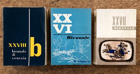 BIENNALE DI VENEZIA - Lotto unico di 3 cataloghi