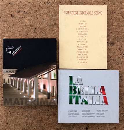 COLLETTIVE D'ARTE DEL DOPOGUERRA - Lotto unico di 3 cataloghi