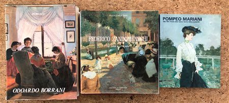 PITTURA DELL'800 (MARIANI, ZANDOMENEGHI, BORRANI) - Lotto unico di 3 cataloghi