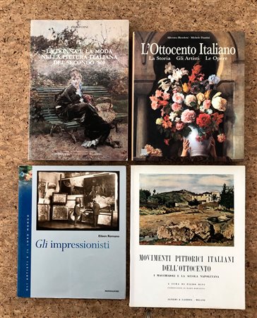 PITTURA DELL'800 - Lotto unico di 4 cataloghi: