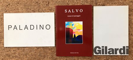 ARTE ITALIANA DEL DOPOGUERRA (PALADINO, SALVO, GILARDI) - Lotto unico di 3 cataloghi
