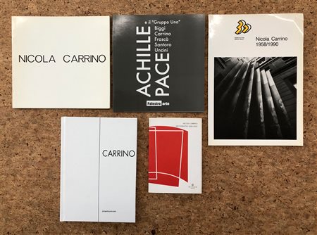 NICOLA CARRINO - Lotto unico di 5 cataloghi