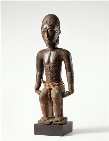 stile astratto africano motivo famiglia altezza 50 cm in legno Grande statua