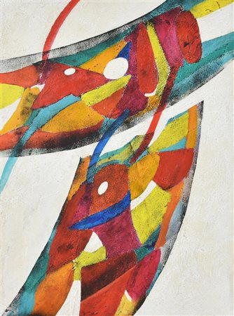 Ignazio Moncada L'OMBRA DELLA LUCE olio su tela, cm 70x50 sul retro: firma,...