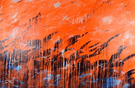 Leonida De Filippi ILLUMINA IL SILENZIO acrilici su carta applicata su tela,...