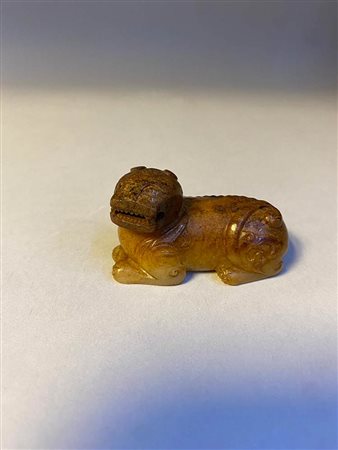 ANIMALE MITOLOGICO IN GIADA<br>Cina, dinastia Song