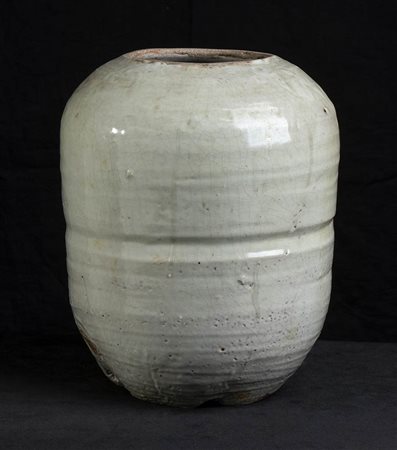 VASO IN CERAMICA INVETRIATA<br>Corea, dinastia Joseon, XIX secolo