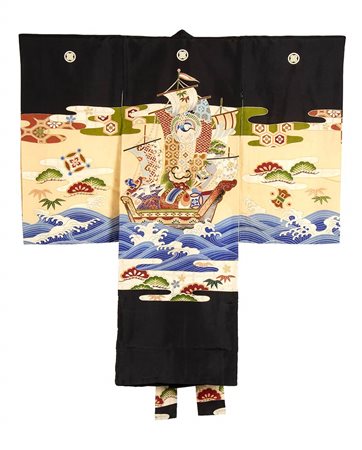 KIMONO DA CERIMONIA PER BAMBINO<br>Giappone, prima metà del XX secolo