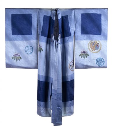 KIMONO DA BAMBINA IN SETA<br>Giappone, prima metà del XX secolo