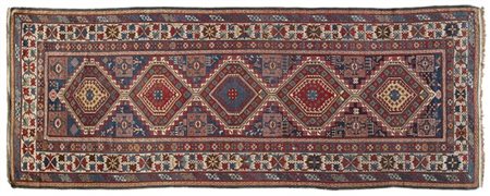 Tappeto Shirwan Kelley, Caucaso, inizio secolo XX.
Decoro con cinque medaglioni