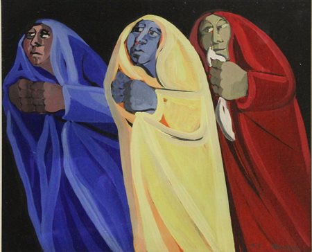 TERRUSO SAVERIO (MONREALE 1939-MILANO 2003). Le oranti