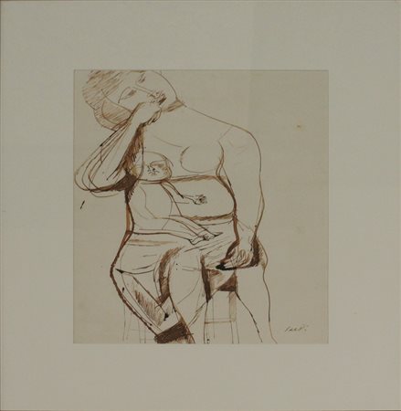 SAETTI BRUNO (BOLOGNA 1902-1984). Senza titolo
