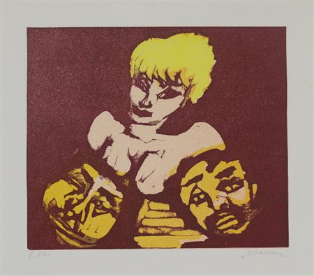 MACCARI MINO (SIENA 1898 ROMA 1989). Senza titolo