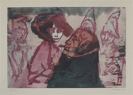 MACCARI MINO (SIENA 1898 ROMA 1989). Senza titolo