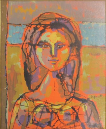 SAPORETTI ADOLFO (RAVENNA 1907- MILANO 1974). Senza titolo