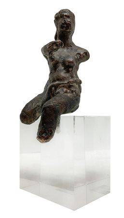 Bronzo raffigurante nudo di donna con base in plexiglass, Mimì Maria Lazzaro...