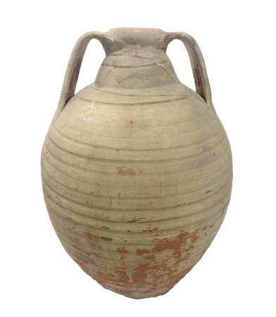 Quartara in cotto siciliano panciuta con due manici. H cm 60. Circonferenza...