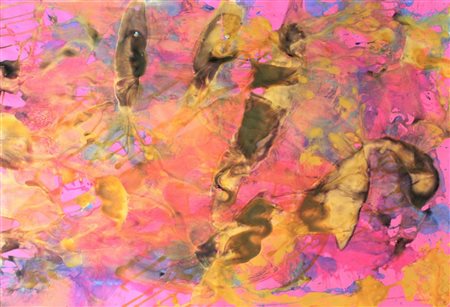 Ignoto SENZA TITOLO tecnica mista su carta, cm 70x100 firma al retro