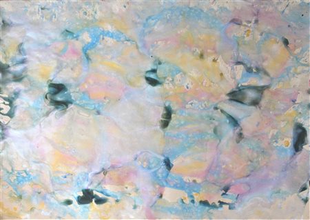 Ignoto SENZA TITOLO tecnica mista su carta, cm 70x100 firma al retro