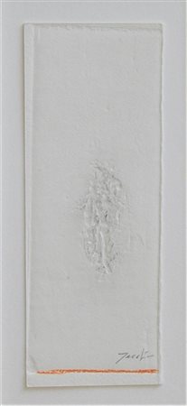 Antonio Maria Pecchini SENZA TITOLO tecnica mista su carta, cm 20x7,5 firma...