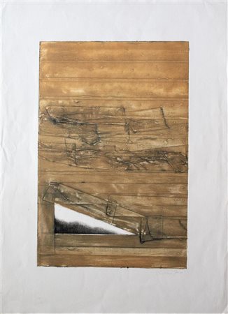 Ignoto SENZA TITOLO acquaforte acquatinta su carta, battuta cm 53,5x35, su...