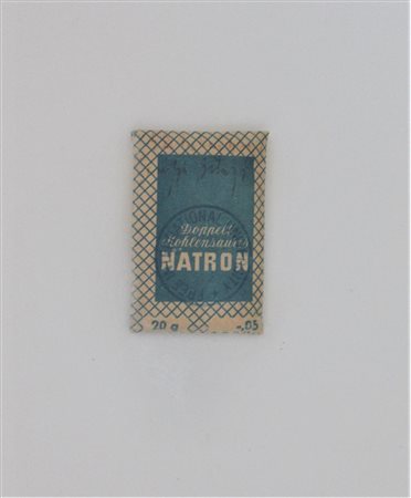 Joseph Beuys NATRON collage, cm 40x30 firma e timbro