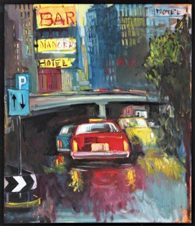 Roberto Bordin SENZA TITOLO olio su tela, cm 70x60 firma eseguito nel 2005