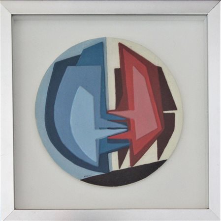 Gualtiero Nativi RILIEVO acrilici su resina, cm 20 firma eseguito nel 1984...