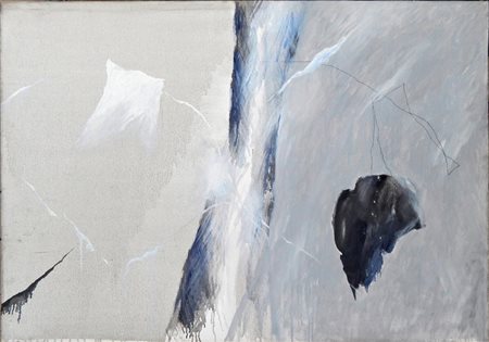 Mario Raciti PRESENZE-ASSENZE tecnica mista su tela, cm 70x100 eseguito nel...