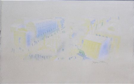 Jacques Villon SENZA TITOLO litografia su carta, 38x57 firma