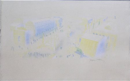 Jacques Villon SENZA TITOLO litografia su carta, 38x57 firma