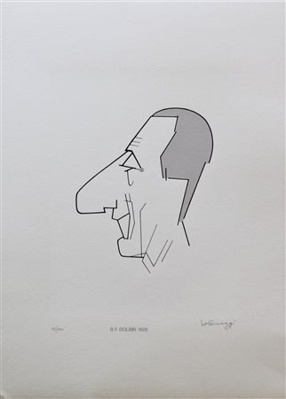 Ivo Pannaggi ULLMANN 1930 litografia su carta, cm 34x24,5; es. 13/100 firma