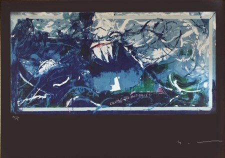 Mario Schifano "Cruise to infinity"