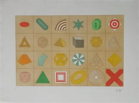 Lucio Del Pezzo "Figure geometriche"