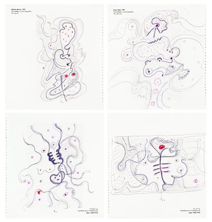 GILLO DORFLES (1910-2018) - Lotto unico di 4 opere