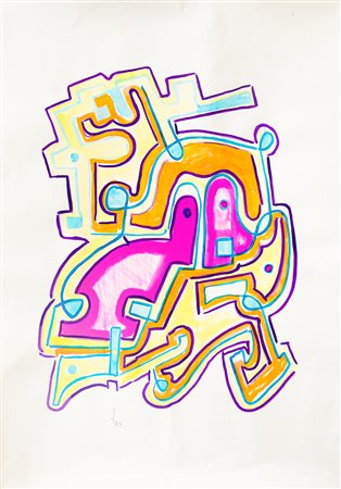 GILLO DORFLES (1910-2018) - Senza Titolo, 1984